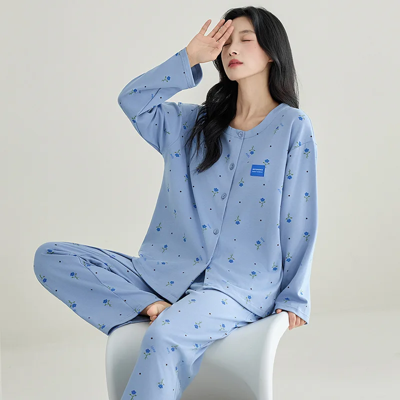 

women's clothing pajamas Four Seasons thin version new product comfortable keep warm sleep bathe outdoors at home exquisite
