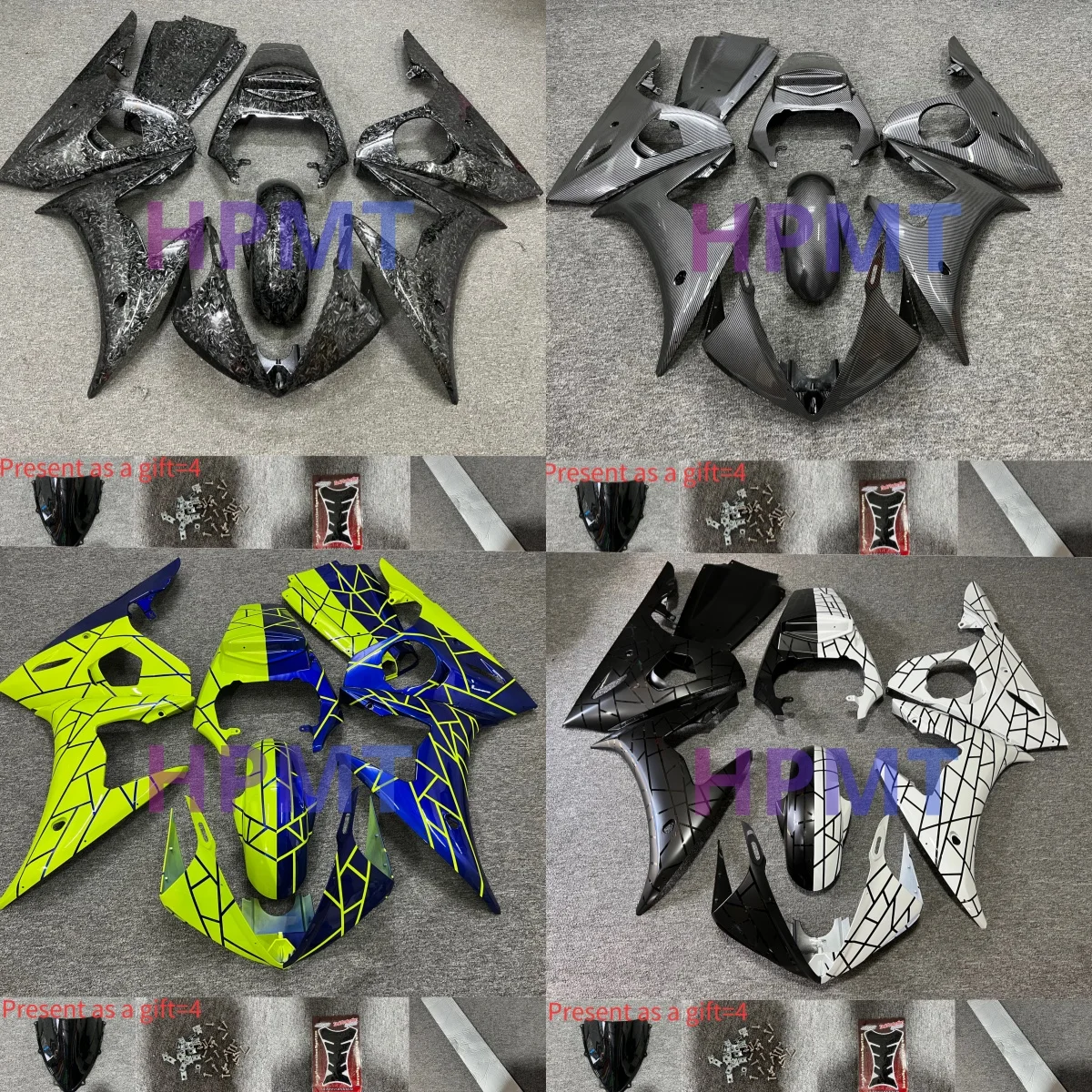 

NEW ABS Motorcycle full Fairing Kit fit For YFZ-R6 2003-2004 YZF-R6 2003 2004 Bodywork Fairings Kits