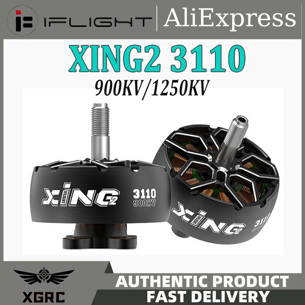 IFlight XING2 3110 1600KV 1250KV 6S 900KV 8S Brushless Motor With 5mm Titanium Alloy Shaft for RC FPV Cinelifter X8Pro Protek60