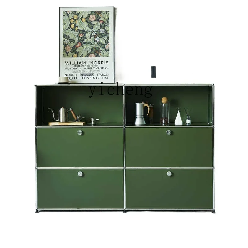 

XL module combination side cabinet stainless steel locker chest cabinet medieval storage cabinet