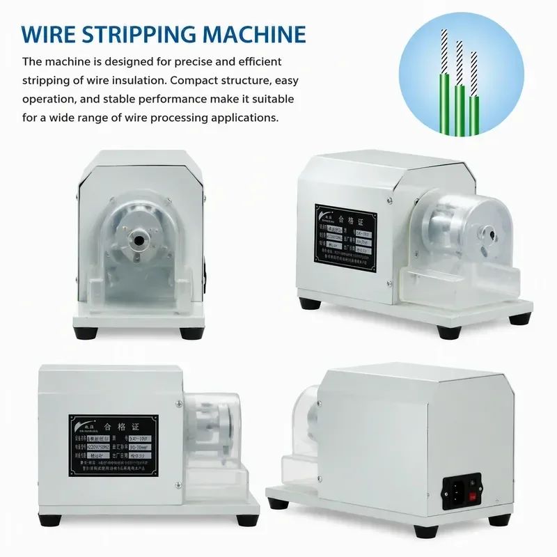 XC-180 Electric Automatic Wire Stripping Machine Cable Twisting Peeling Machine Wire Cutting Stripper