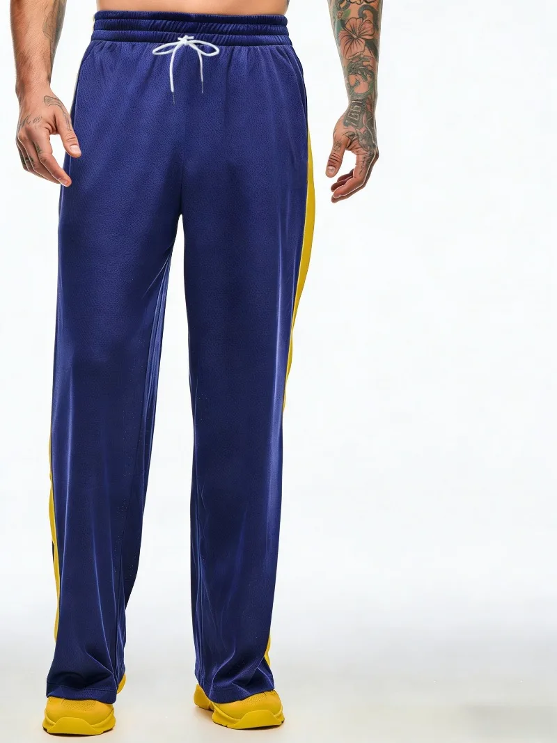 2026 Neue Trendige Modische Lässige 3D-Bedruckte Blaue Hose, Herren- und Damen-Übergrößen Schnelltrocknende Heim- und Outdoor-Sporthose