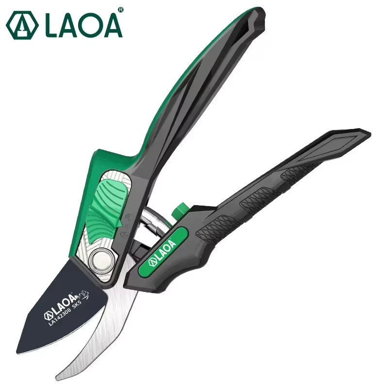 LAOA 8 Inches Garden Trimming Scissors 10 Inches Extended Straight Scissors Labor-saving Garden Pruning Tools Secateurs Artifact