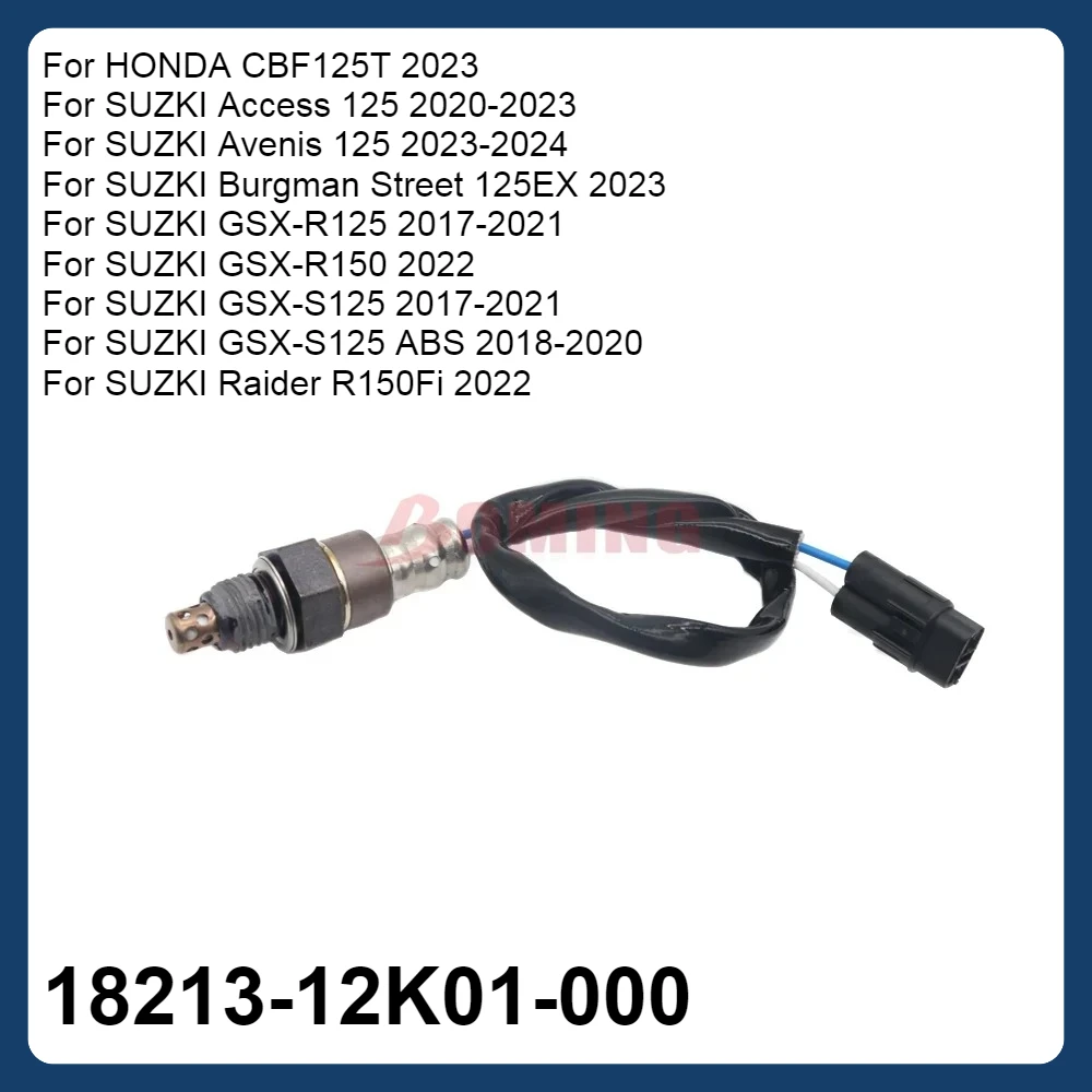 18213-12K01-000 Motorrad Luft Kraftstoff Verhältnis Lambda O2 Sauerstoff Sensor Für HONDA Für Suzuki Zugang Avenis Burgman GSX-R125 Raider