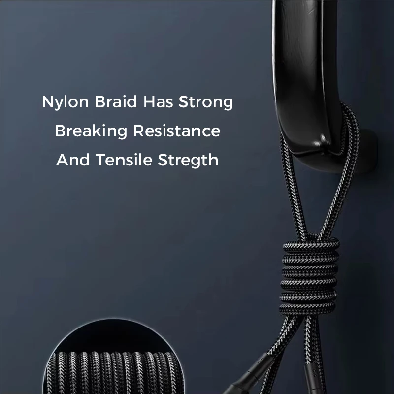 آيفون 17 USB نوع C 60 واط PD كابل شحن سريع USB C شاحن سريع مضفر السلكية آيفون 15 16 برو ماكس سامسونج سلك البيانات