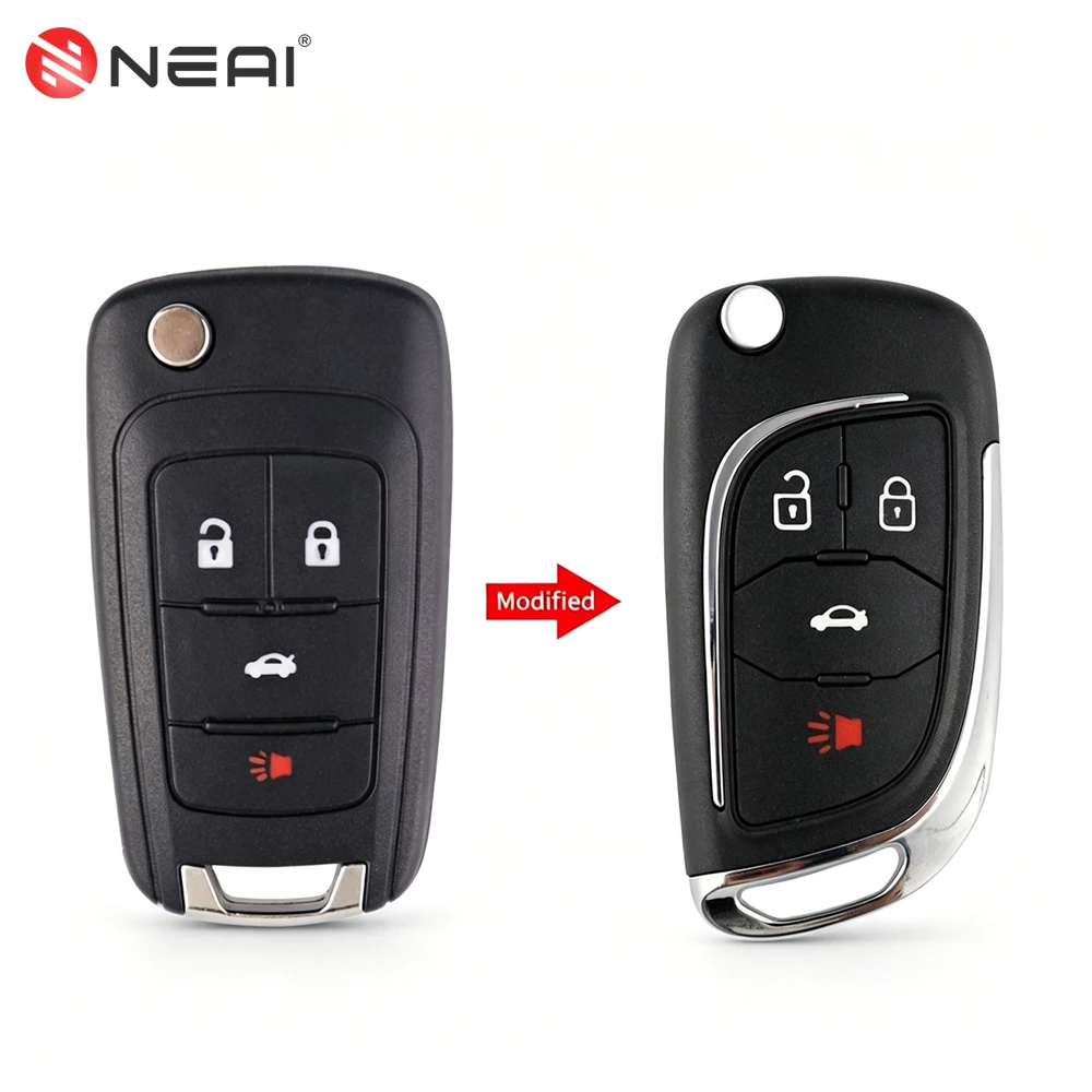 

Modified Remote Car Key Shell For OPEL Chevrolet Cruze Epica Lova Camaro Impala Sonic For Vauxhall Insignia Astra Mokka No Logo