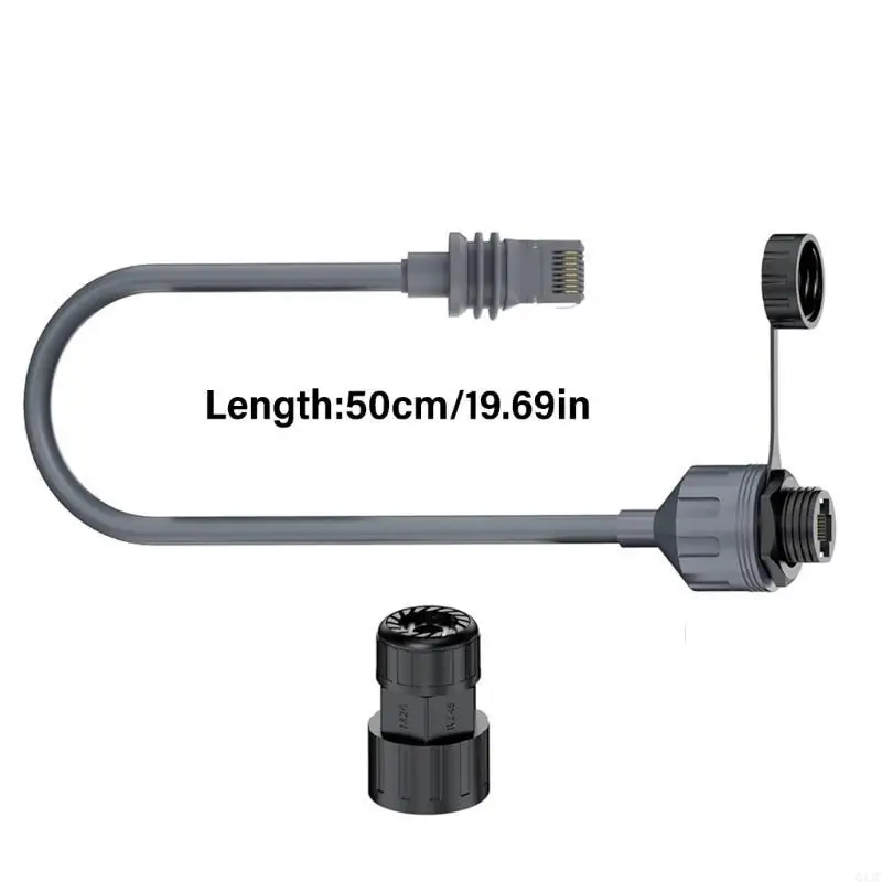 Q1JC 2000Mbps RJ45 Ethernet Adapter Waterproof For Gen 3 Standard and Mini Antennae Fast Speed Data Transfer