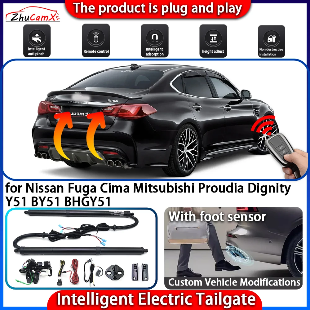 

Smart Powered Tailgate System for Nissan Fuga Cima Mitsubishi Proudia Dignity Y51 BY51 BHGY51 Automatic Intelligent Lift Control