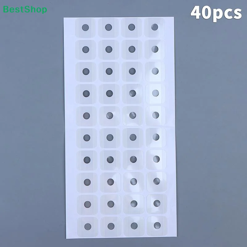40Pcs Single Way Degassing Valves Adhesive Patch Type CO2 Releasing Valves Exhaust Ventilation Vent For Coffee Bag
