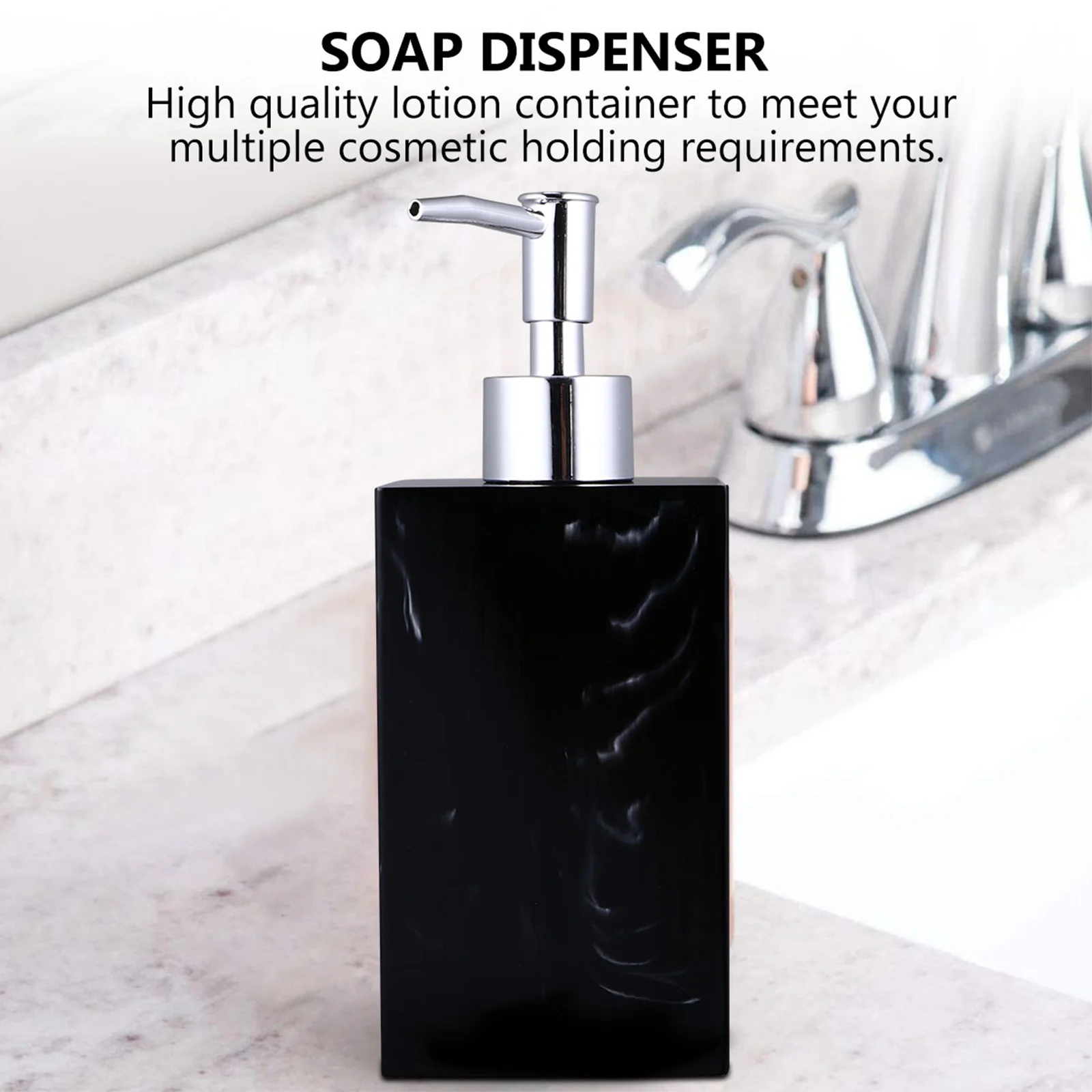 

1 комплект, дозатор мыла, материал смолы, Премиум-насос, контейнер для шампуня для ванной комнаты, дома, отеля, декоративный держатель для жидкого мыла