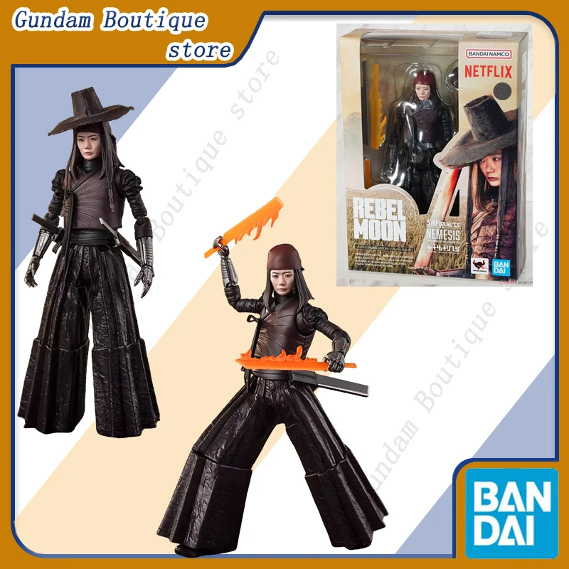 

Bandai натуральная SHF Rebel Moon NEMESIS аниме фигурка Коллекционная совместная модель мобильности игрушки украшения подарок для детей