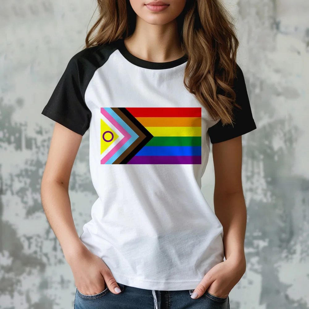 

Pride t shirt women designer anime Tee female manga anime y2k clothing