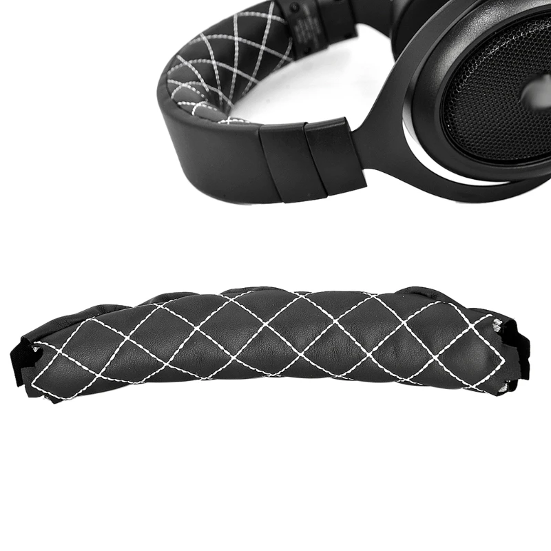 Almohadillas cuero para diadema, funda para auriculares HS50 HS60