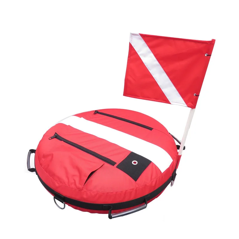 

Positioning buoy free diving snorkel diving inflatable large buoy storage surface signal positioning warning equipment