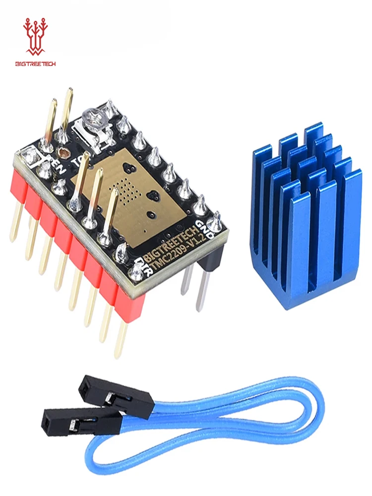 BIGTREETECH TMC2209UART TMC2208 sterownik wyciszenia silnika krokowego Stepstick VS TMC5160 TMC2100 TMC2130 dla płyty głównej SKR V1.3 Pro 3D — zdjęcie 2