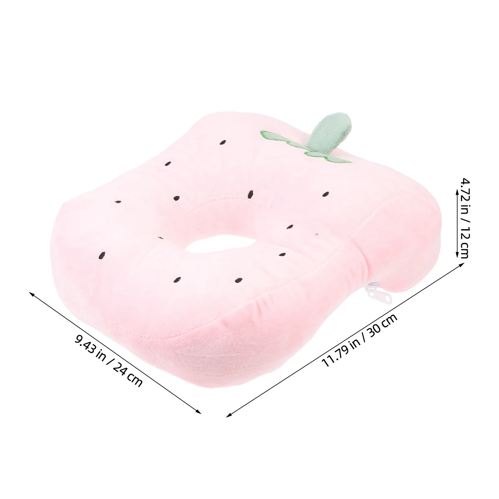 Wear-Resistant Nap Pillow with Ear Holes Ergonomic Shape Comfortable Support for Office Home School Sleep Rest