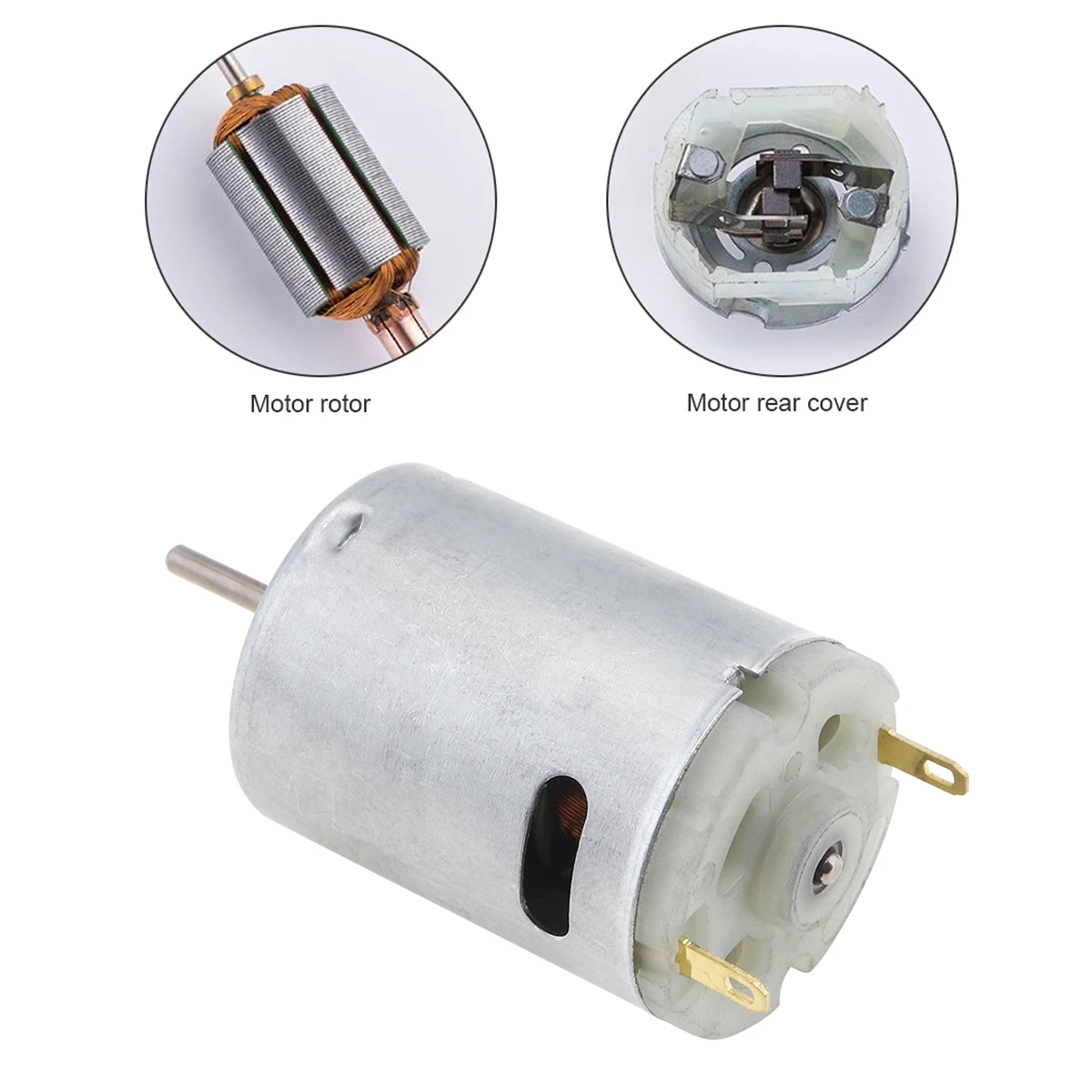 RS385 12V 24V 15000RPM DC Motor for Toy Model / Household Appliances with Carbon Brush Electric Tools Motor