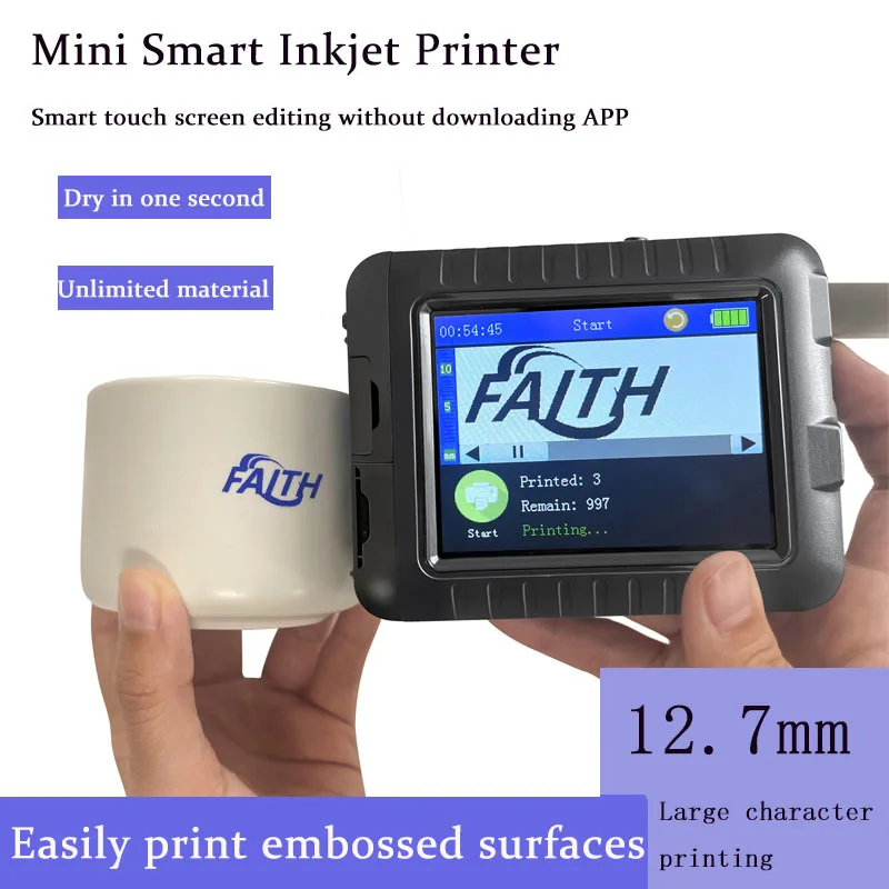 New Handheld Printer Portable Small Coding Machine Mini Inkjet Printer Multi-language Printing Logo Quick-drying Inkjet Printers