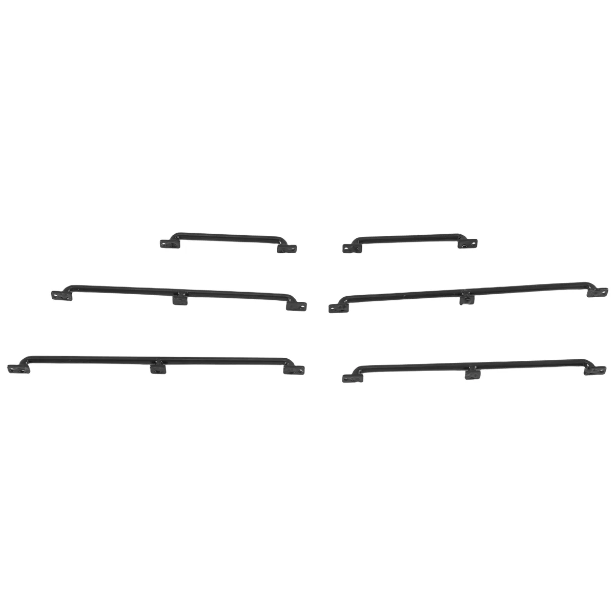 6Pcs Metal Body Shell Handrail 75Mm 133Mm 150Mm Length for 1/10 RC Crawler TRAXXAS TRX4 Axial SCX10 90046 Upgrade Parts