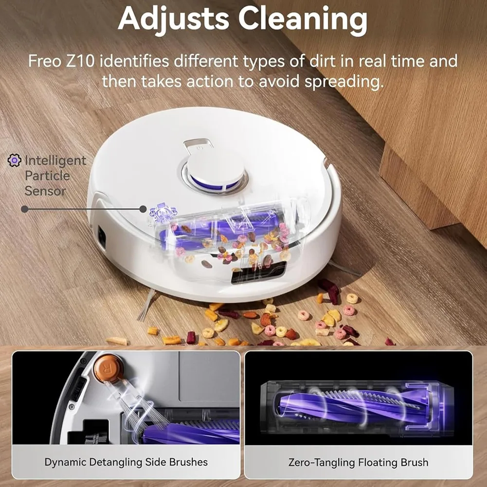 A83G-17PCS فرشاة دوارة فرشاة جانبية مماسح الوسادة مرشحات كيس لجميع الغبار ل Narwal Freo Z10 Ultra/Freo Z10 أجزاء المكنسة الكهربائية