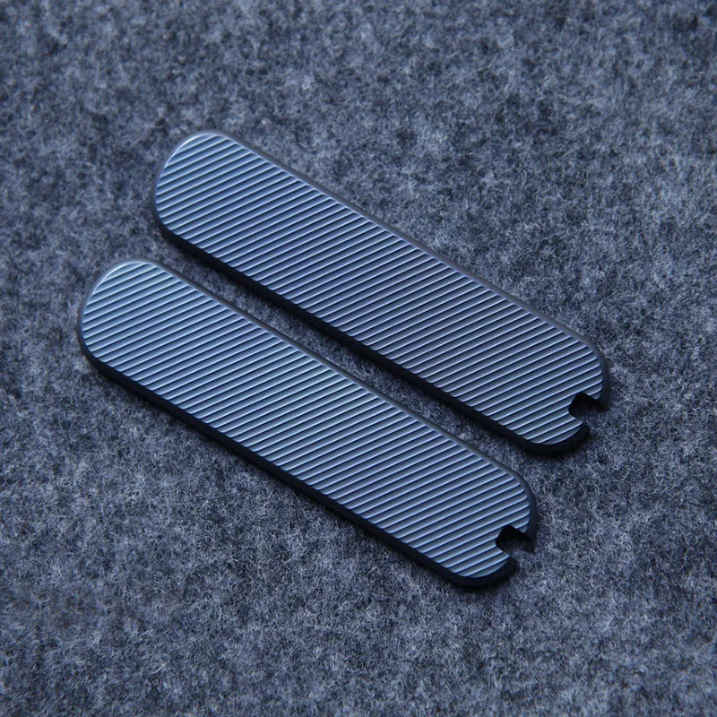 Imagem -05 - Tipos Tc4 Titanium Alloy Knife Handle Patches Escalas para 65 mm Victorinox Swiss Army Facas Nailclip Executivo 81 Futuro Mundo 9