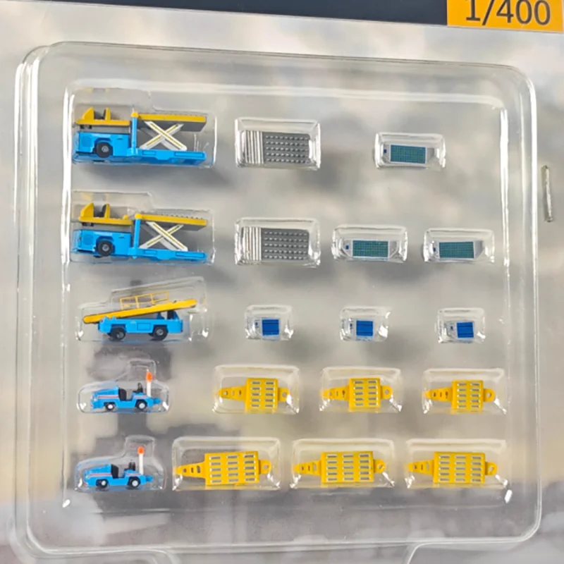 

Fantasy 1/400 Scale Hong Kong Port Machinery Company GSE Ground Trailer Kit Plastic Material Airport Scene Decoration