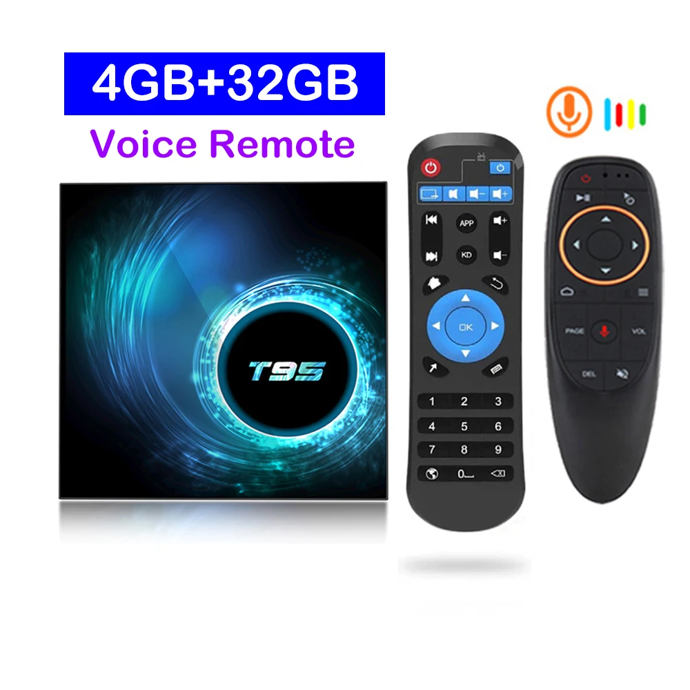 ATV T95 Smart TV Box Android 16 8GB 128GB Bluetooth 6.0 Google Assistent Allwinner H313 8K Dual Wifi 5G Streaming Mediaspeler