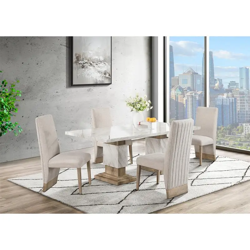Natural Dining Table Set 1