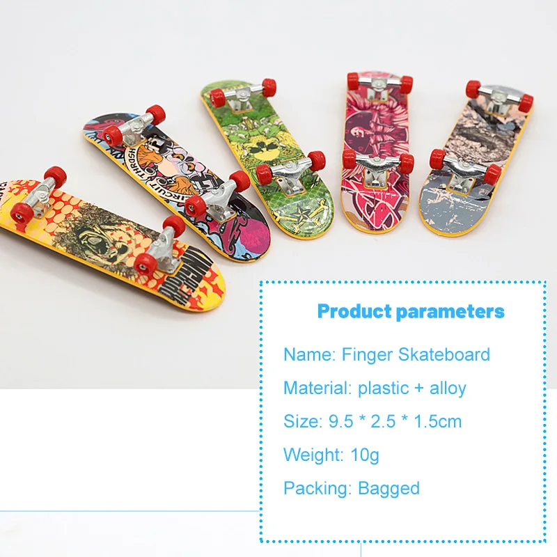 Mini Alloy Finger Skateboard Fingerboard Handskateboard Professional Stents Finger Skate Board Set Children Miniskateboard Toy