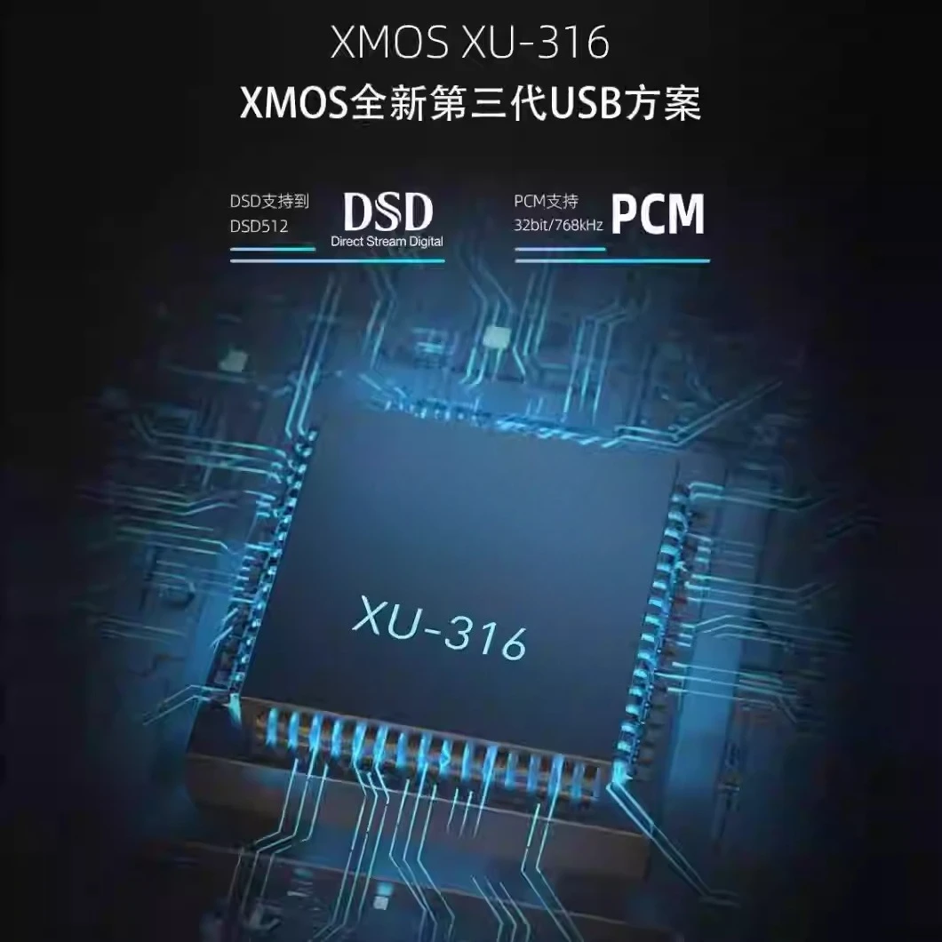 DA50 AK4499EX Balanced DAC with Upgraded XMOS316 MQA HiFi Fever Decoder in Stock