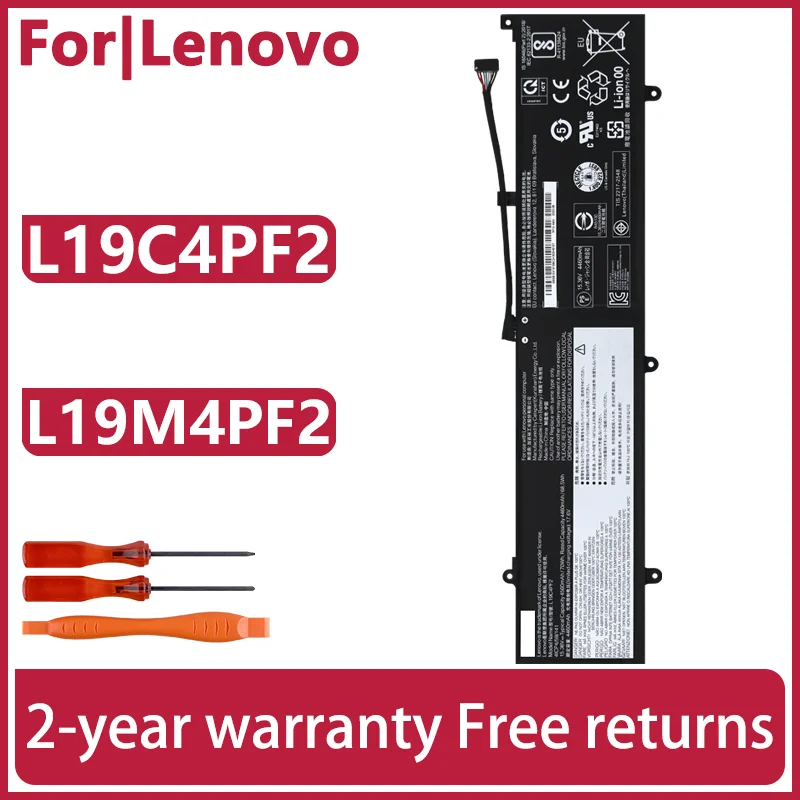 For Lenovo ideapad Yoga Slim 7-15IMH05/Creator 7-15IMH05/S750-15 series L19C4PF2 L19M4PF2 SB10X18190 SB10X18189 Laptop battery