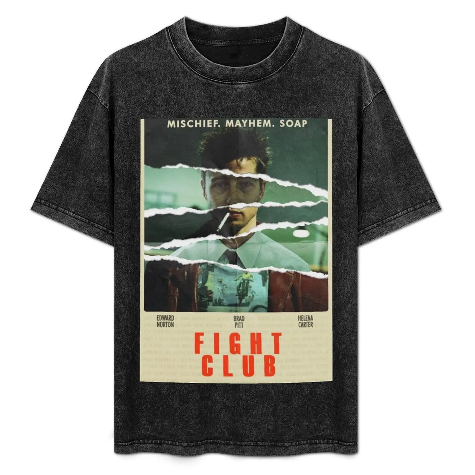 

Fight Club Smoker T-Shirt cheap stuff plus size clothes valentines clothes Men's cotton t-shirt
