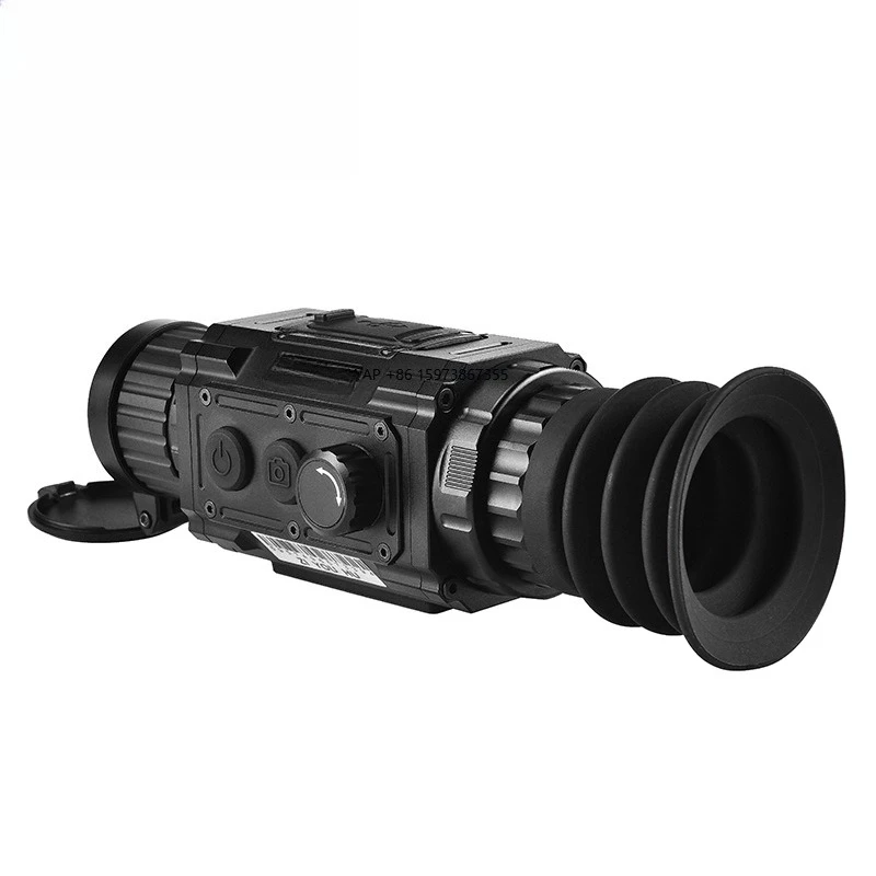 TK256 Thermal Imaging Sight Scope Infrared Detector Full Black Thermal Imaging with Long Range Detection for Wild Boar Hunting