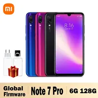 Xiaomi Redmi Note 7 PRO Original Smartphone 6GB 128GB Snapdragon 660AIE Android Mobile Phone 48.0MP+5.0MP Rear Camera cellphone
