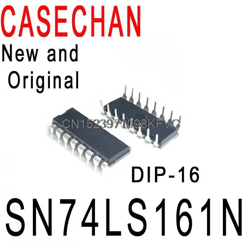 5PCS New and Original 74LS161 DIP-16 Four-Bit Binary Clear Counter In Stock IC SN74LS161N