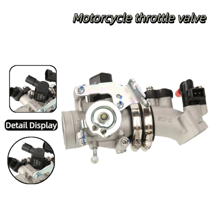 Motorcycle Fuel Injection Throttle Body Replacement for GY6 Engine 169cc 170cc EFI Jonway GTX 250 EFI 200 MOTO