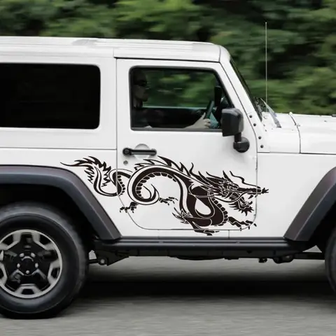6 best sales dragon car decal - №3