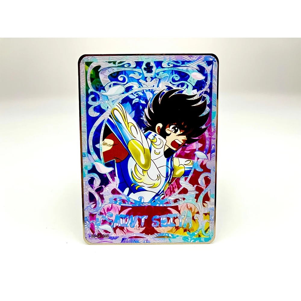 Anime Saint Seiya Card SE Metal Card Handmade Non-Kayou Rare Athena Hades Collectible Cards Children\'s Toy Birthday Gifts