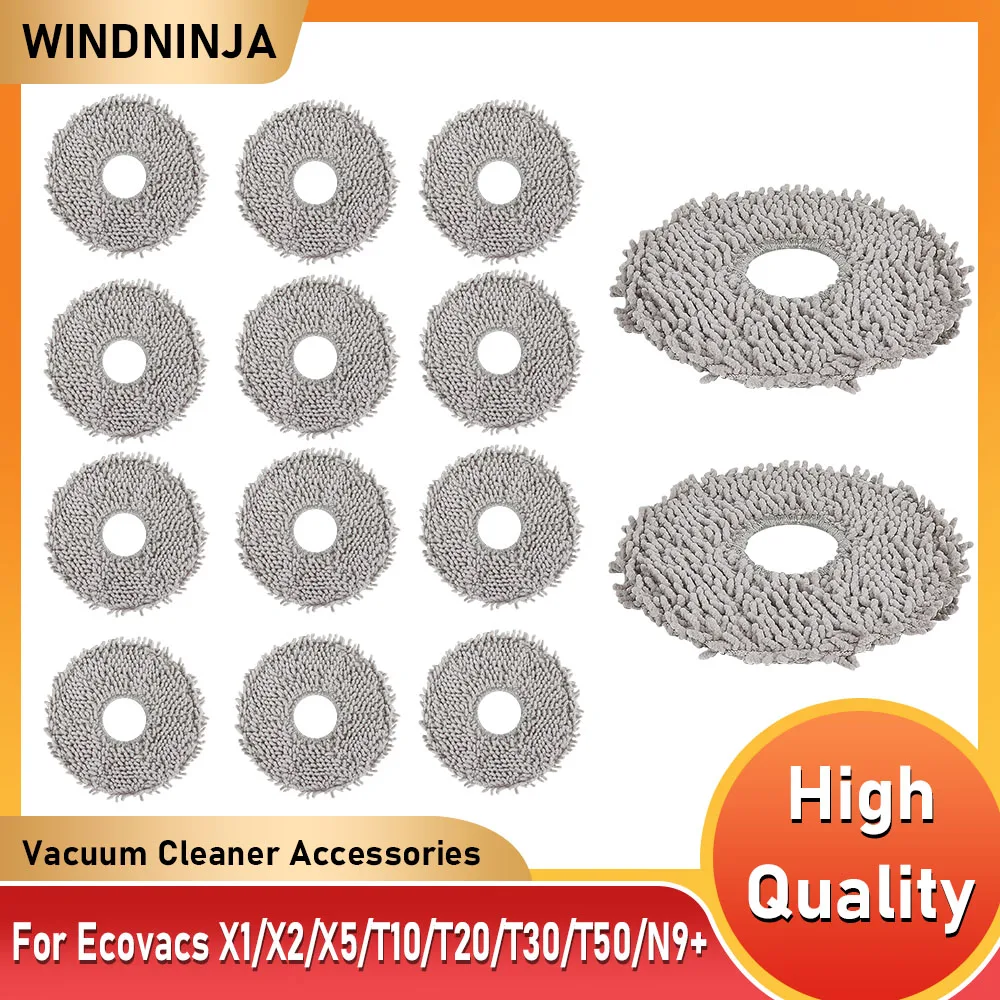 

Mop Pad For ECOVACS Deebot X1 Omni X2 Omni T30 Pro Omni X1 X2 T5 T50 T10 T20 Omni T30s combo Mop Cloth Robot Vacuum Cleaner