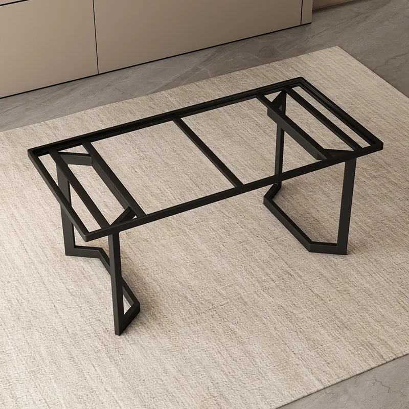 Inlaid tile table legs bracket rock slab rack paint tea metal base marble dining feet