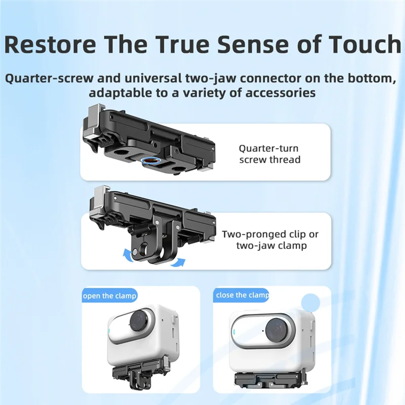 حامل محول مغناطيسي سريع الإصدار لكاميرا الإبهام Insta360 Go 3 / GO3S قاعدة شحن قابلة لإعادة الشحن-POS