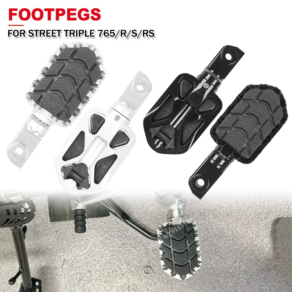 

Motorcycle Footrest Foot Peg For Tiger Street Triple 675/765/R/S/RS 1200 RR/ RS Speed Twin 1200 Speed Twin 1200 Daytona 675/R