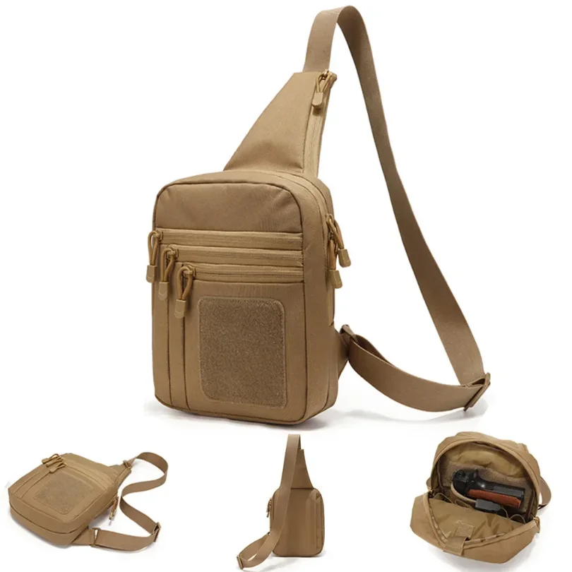 

Bag Shoulder Strap Bag Men Hiking Backpack Nylon Outdoor Hunting Camping Fishing Trekking Chest Sling Bag
