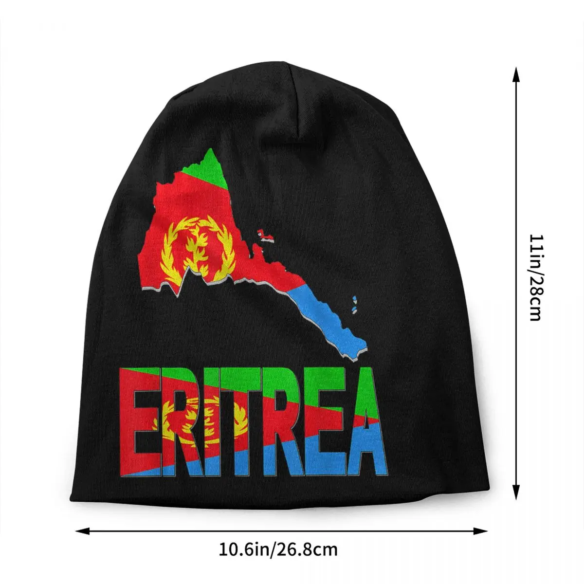 Eritrea Map Eritrean Flag Beanie Cap Unisex Winter Warm Bonnet Homme Knit Hats Hip Hop Skullies Beanies Hats For Men Women