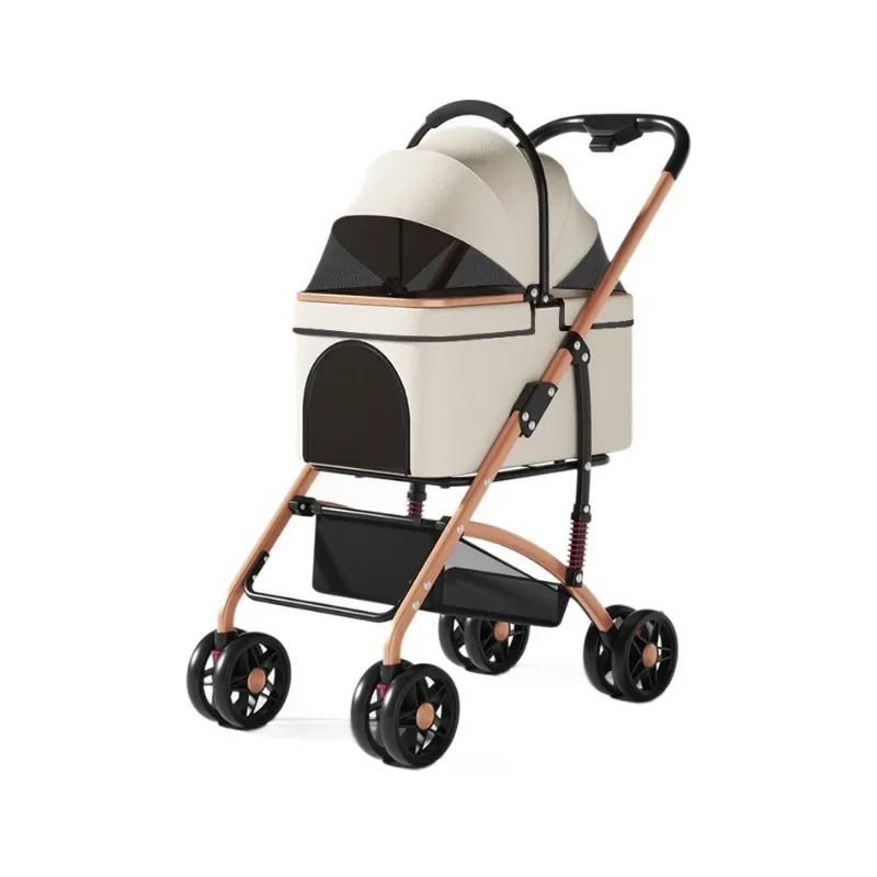 

2025 Detachable Lightweight Pet Stroller, Suitable for Cats and Dogs To Go Out and Play, High-quality Stroller for Commuting
