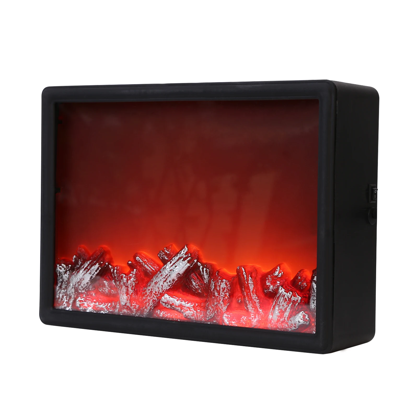 

LED Realistic Fireplace Stove Festive Supplies Electric Fireplace House Ornaments Tabletop Fireplace Home Office Decor