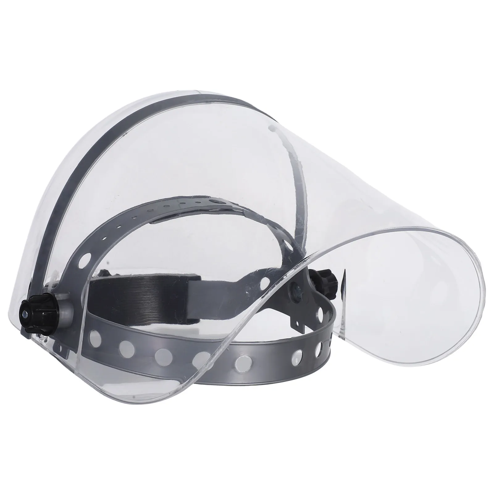 1Pcs Protective Face Cover Head-Mounted Transparent Pmma Oil Resistant Mask Droplets Prevention Baffle for Cooking Walking