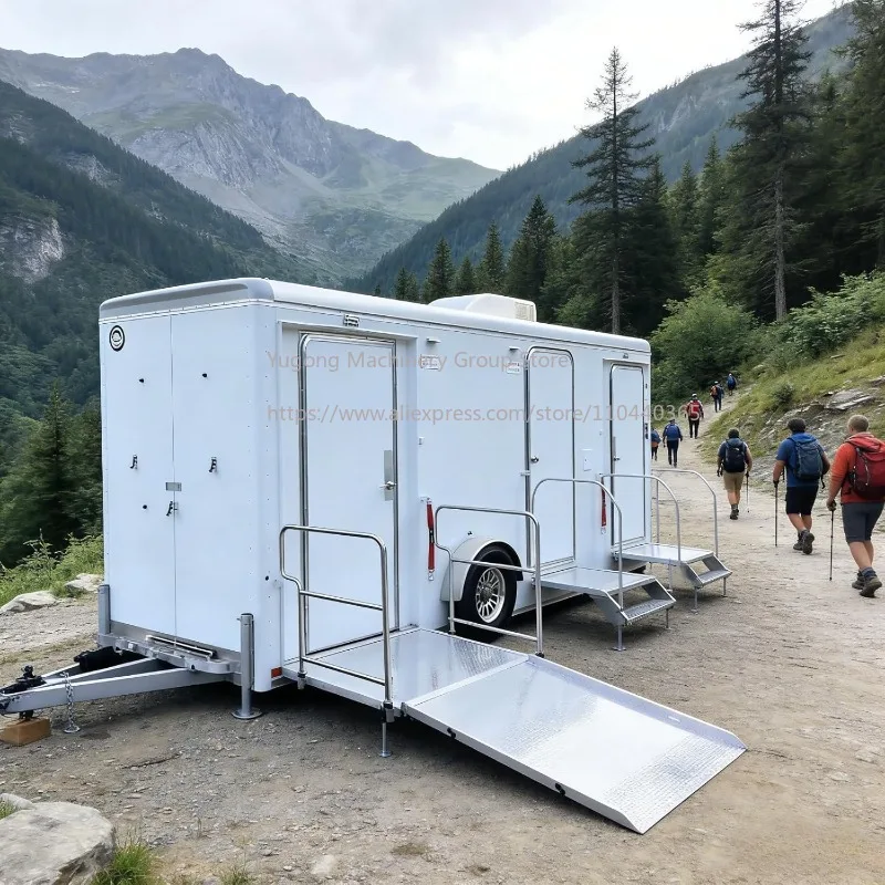 Restroom Trailer Replacement for Campgrounds Wedding Events Festival Venues Construction Sites and Outdoor Activities