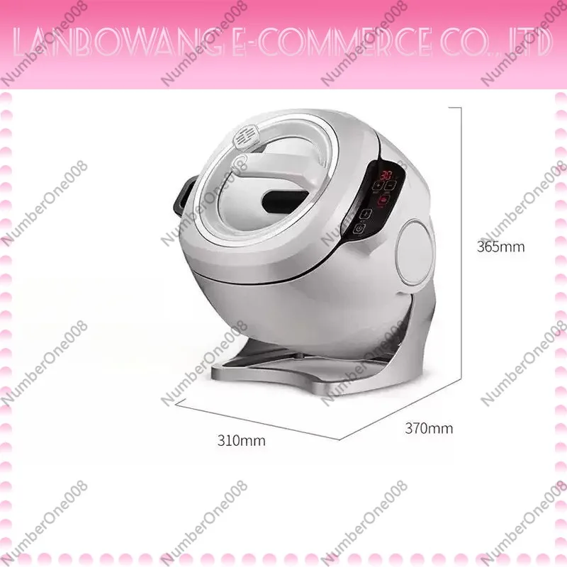 For 220V Automatic Rotary Cooking Machine Multi-function Electric Stir Frying Pot Non-Stick Smart Stirring Wok Rice Cooker
