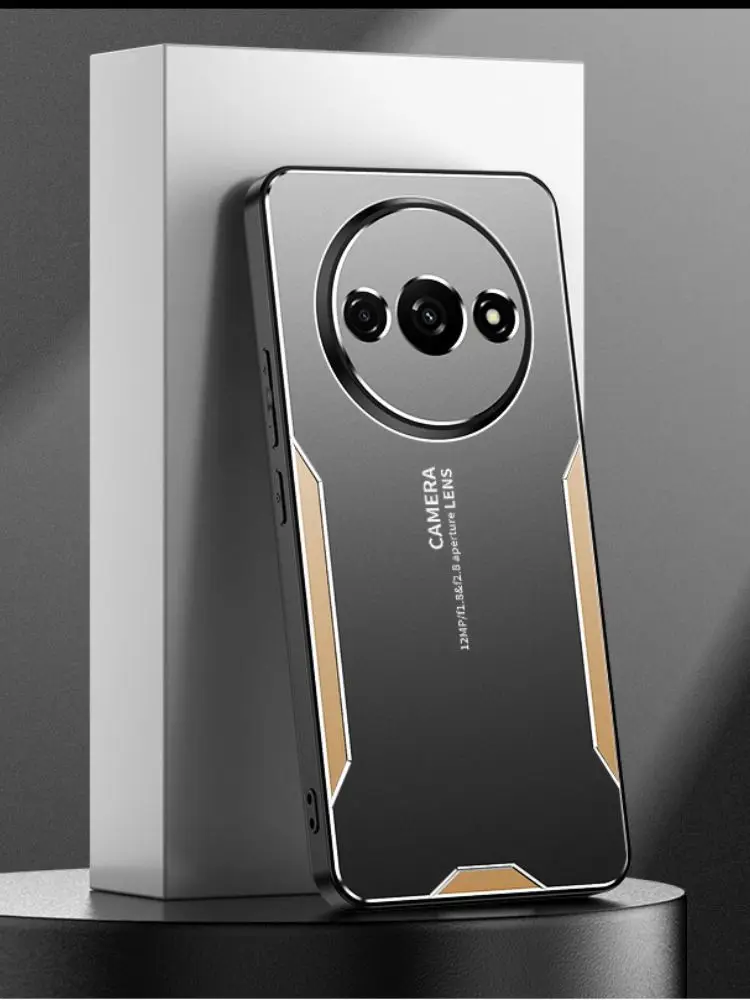 For Xiaomi Poco C61 Redmi A3 4G A3X Metal Phone Case, Redmi A3 4G Aluminum Alloy Ultra Thin back cover